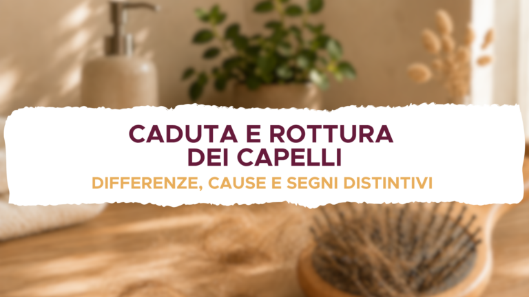 Caduta e rottura dei capelli: differenze, cause e segni distintivi